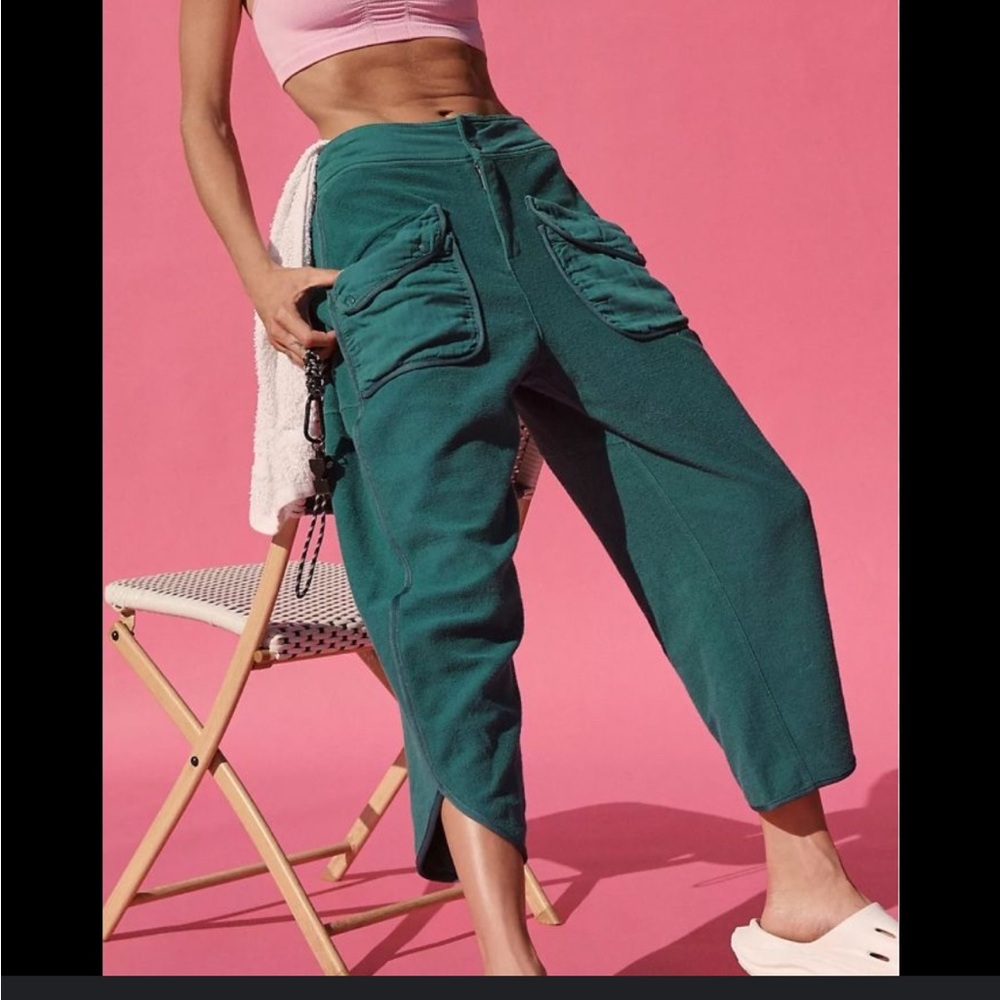 FP Movement Teal Cropped Joggers